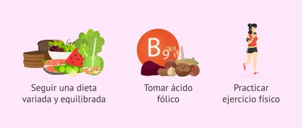Dieta equilibrada, ácido fólico y ejercicio: trucos para quedarse embarazada a la primera.